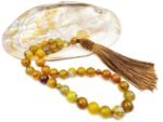 Prayer Beads Tasbih Natural Dragon Vein Agate Stone Misbaha - Image 6