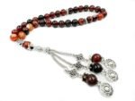 Islamic Prayer Beads Tasbih Natural Agate Stone Misbaha Rosary - Image 6