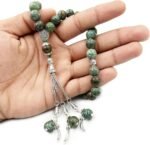 REBUY Natural African Turquoise Tasbih (33 Beads, 10mm) – Handmade Misbaha for Dhikr, Spiritual Growth & Chakra Alignment - Image 4