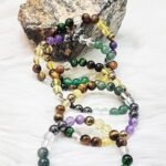 Lab Certified Money Magnet Multi Stone Beads Bracelet 8 mm - Image 6