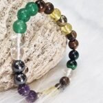 Lab Certified Money Magnet Multi Stone Beads Bracelet 8 mm - Image 4