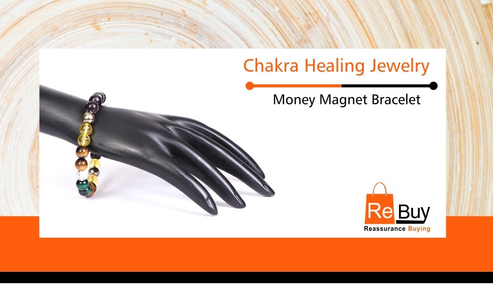 REBUY Money Magnet Multi Beads Wealth Bracelet for prosperity and abundance