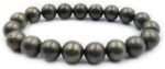 Lab Certified Natural Iron Pyrite Beads Braceoet 8 mm - Image 2