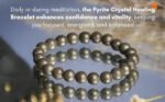 Lab Certified Natural Iron Pyrite Beads Braceoet 8 mm - Image 4