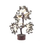 Handcrafted Golden Pyrite Stone Tree with 350 Chips - Aesthetic Home Decor & Money Attraction, Wealth and Abundance - Image 2