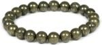 Lab Certified Natural Iron Pyrite Beads Braceoet 8 mm - Image 3