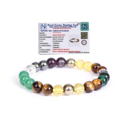 REBUY Natural Stone Beads Money Magnet Bracelet Healing Crystal Bracelet