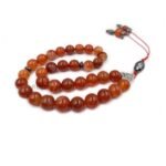 Amazonite Beads 8 mm tasbeeh with Hematite Separators and Tassel Beads