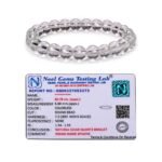 Clear Quartz Round Beads Bracelet By REBUY Natural Healing Stone Jewelry