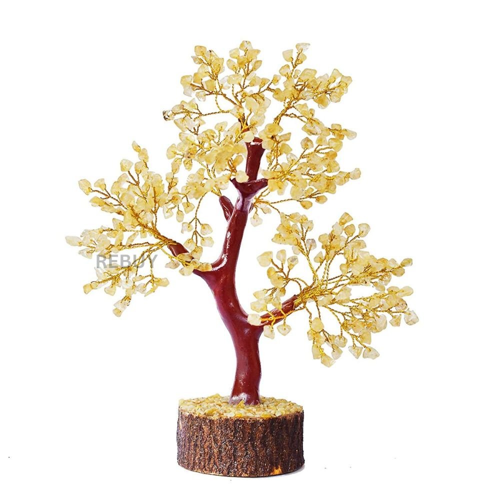 Natural Citrine Stone Tree 350 Beads Natural Citrine Stone Tree 350 Beads