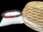 Natural Dream Stripe Agate Hakik Beads Bracelet - Image 4