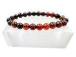 Natural Dream Stripe Agate Hakik Beads Bracelet - Image 7