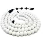 White Agate 99 Beads Tasbeeh