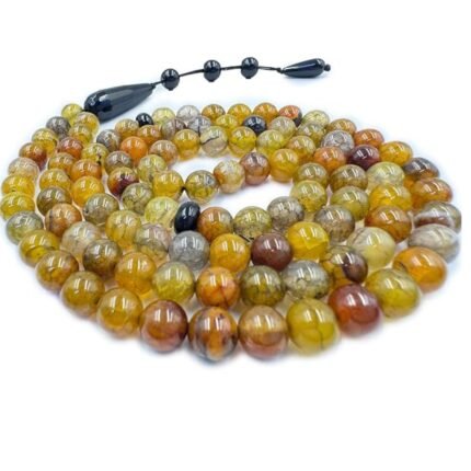 DragonVeinAgate99BeadsTasbeeh