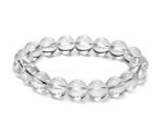 Lab Certified Natural Clear Quartz Sphatik Beads Bracelet - Image 2
