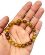 Natural Dragon Vein Agate Beads Bracelet - Image 5