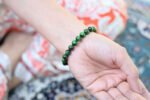 Natural Green Tiger Eye Healing Crystal Bracelet Jewelry by REBUY, Dubai UAE