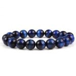 Lab Certified Natural Blue Tiger Eye Beads Bracelet - Image 2