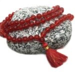 Natural Carnelian Mala (108+1 Beads) – Vitality, Confidence & Japa Meditation Necklace - Image 3
