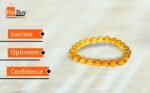 REBUY Natural Citrine Faceted Diamond Cut Beads Bracelet Healing Crystal Jewelry
