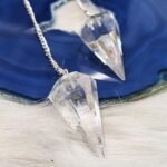REBUY Clear Quartz Dowsing Pendulum