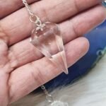 REBUY Cear Quartz Dowsing Pendulum