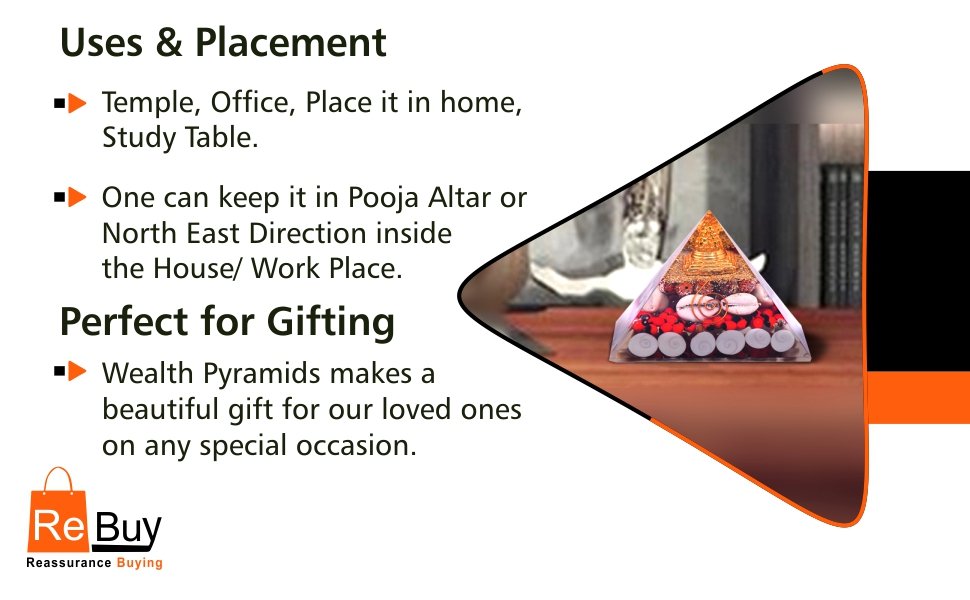 REBUY Wealth Pyramid Gomti Chakra Pyramid