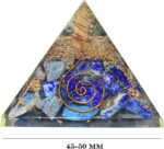 Lapis Lazuli Orgone Pyramid (45-50mm) – Reiki Healing Crystal for Wisdom, Truth & EMF Protection - Image 4
