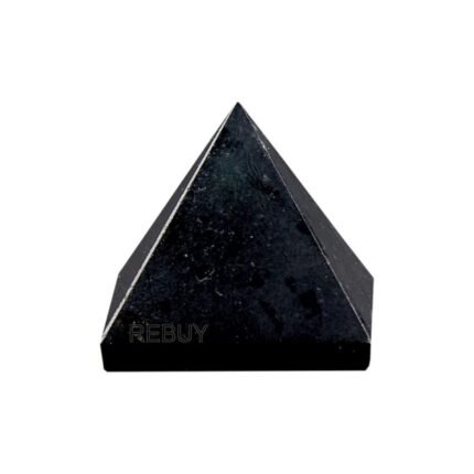 REBUY Natural Touramline Pyramid Healing Crystal 25 mm Pyram