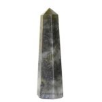 REBUY Natural Labradorite Stone Wand Reiki Healing Crystal