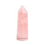 REBUY Natural Rose Quartz Wand Reiki Healing Crystal