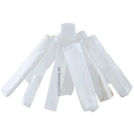 REBUY Natural Selenite Sticks Reiki Healing Crystal