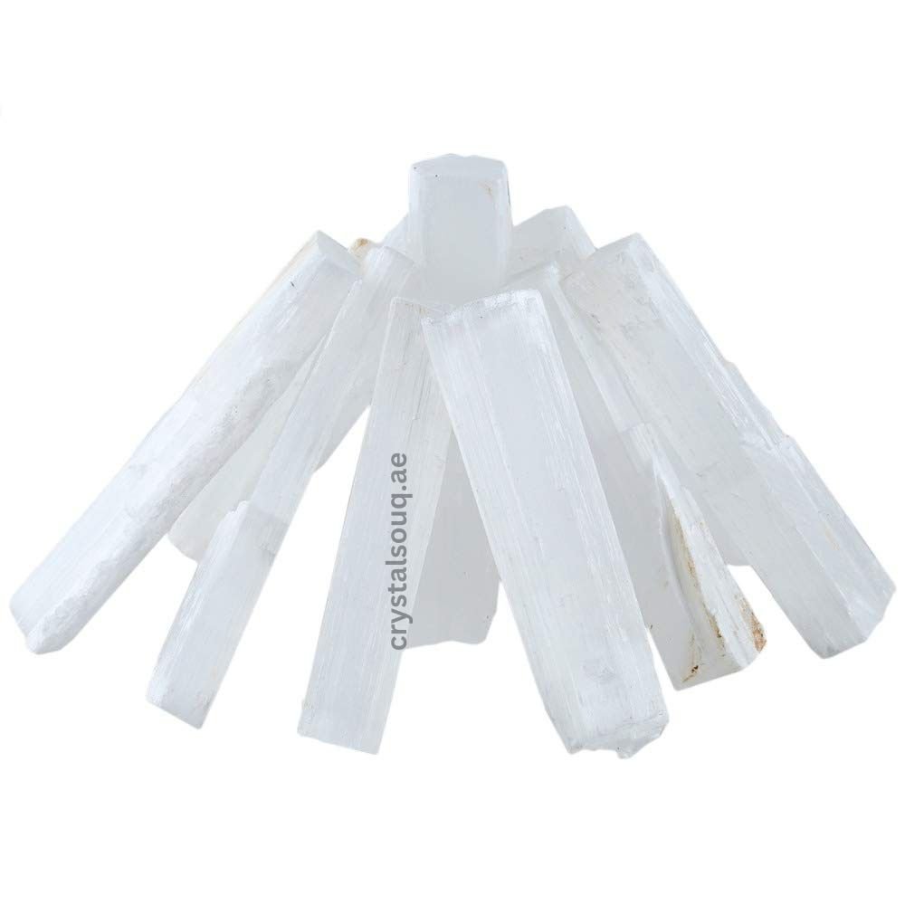 REBUY Natural Selenite Sticks Reiki Healing Crystal REBUY Natural Selenite Sticks Reiki Healing Crystal