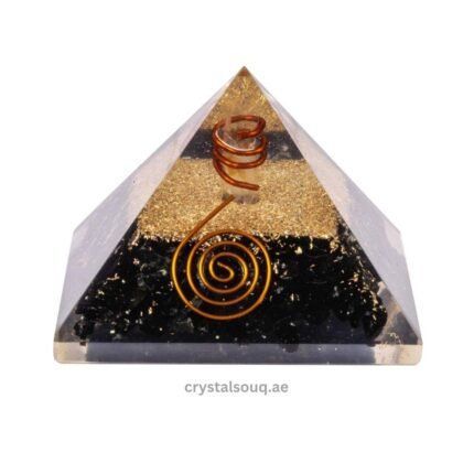 REBUY Tourmaline Orgone Pyramid Reiki Healing Crystal