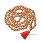 REBUY 10 Mukhi Rudraksha Beads Mala Japa Mala