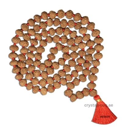 REBUY 8 Mukhi Rudraksha Mala Japa Mala