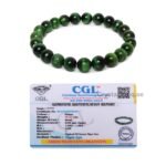 REBUY Green Tiger Eye Bracelet 8 mm Crystal Healing Bracelet