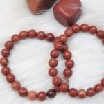 Lab Certified Natural RED JASPER Stone Beads Bracelet - Image 6