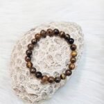 Lab Certified Natural Tiger Eye Beads Bracelet - Image 7