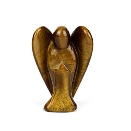 REBUY Natural Tiger Eye Stone ANgel Reiki Healing Crystal