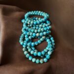 Lab Certified Natural Turquoise Beads Bracelet - Image 8
