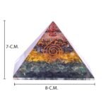 REBUY Wealth Magnet Orgonite Pyramid – Citrine, Aventurine, Tiger's Eye & Pyrite Crystal for Vastu, Prosperity & Good Luck - Image 3
