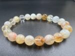 Lab Certified Premium Citrine Stone Beads Bracelet 8 mm - Image 4