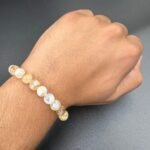 Lab Certified Premium Citrine Stone Beads Bracelet 8 mm - Image 2