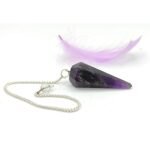 Natural Amethyst Dowser Pendulum – Healing Crystal Stone for Divination, Dowsing & Spiritual Clarity - Image 2