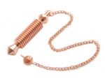REBUY Metal Dowsing Pendulum (Copper/Brass) – Divination & Reiki Healing Pendant for Chakra Testing
