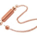 REBUY Metal Dowsing Pendulum (Copper/Brass) – Divination & Reiki Healing Pendant for Chakra Testing