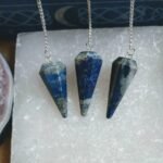 Natural Lapis Lazuli 6-Faceted Dowser Pendulum – Crystal Stone for Dowsing, Reiki Healing & Third Eye Chakra (30-35mm) - Image 3
