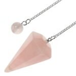 REBUY Rose Quartz Dowser Pendulum