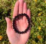 Certified Natural Golden Obsidian Stone Beads Bracelet - Image 2